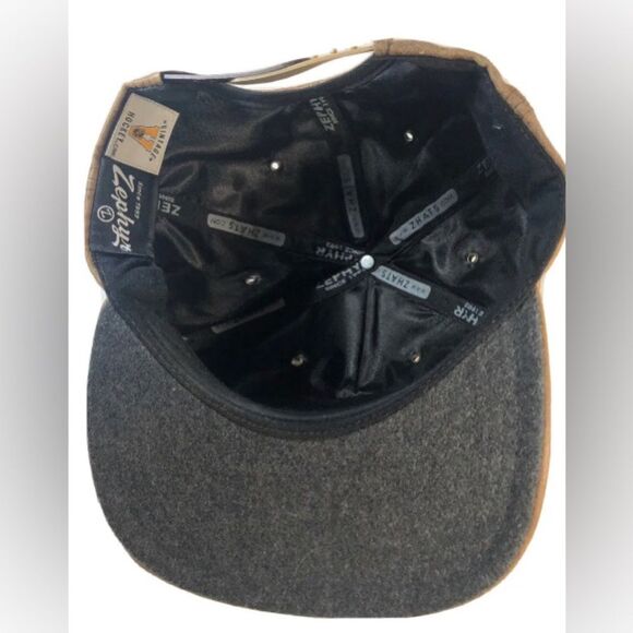 Vintage NHL- Hockey-Los Angels KINGS Faux Leather Cap by Zephyr - Picture 3 of 7